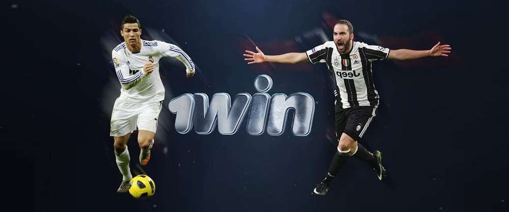 Баннер 1win с футболистами